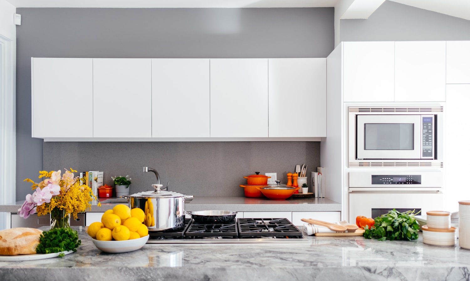 A kitchen ready to prepare local meals